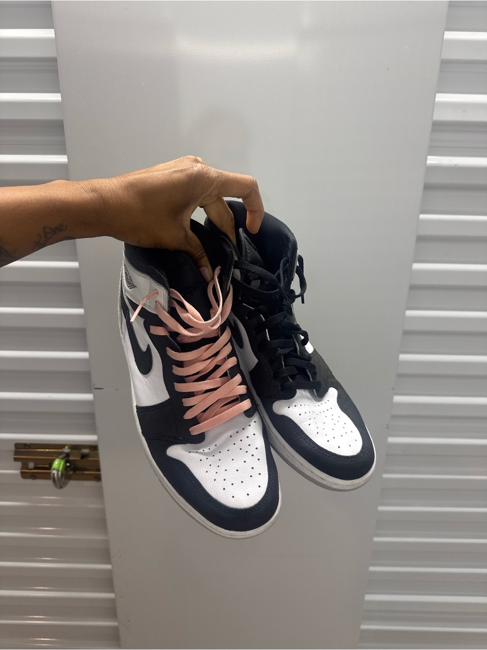 Nike Men’s Black & White High-Top Sneakers